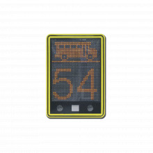 Xradarledg Accesspro Radar De Velocidad De 3 Digitos Con Men