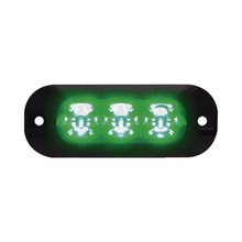 Xtp3g Code 3 Luz Perimetral De 3 LEDS Color Verde azul