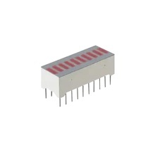10801184nd Syscom Barra Grafica De 10 Segmentos LED Rojos Ti