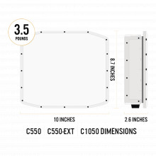 C550c Optex Radar SpotterRF Para Una Cobertura De 850 Metros