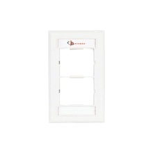 Ct4fp02 Siemon Placa De Pared CT Para Dos Acopladores Colo