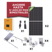 Kitepcom1k450 Syscom Kit Solar Para Interconexion De 1 KW De