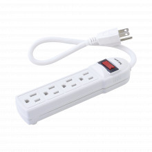 Sys136200 Surtek Multicontacto Con Cable 30 Cm. 4 Tomas 127
