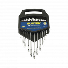 Sysf06m Surtek Juego De Llaves Combinadas En Rack Con 11 Pie