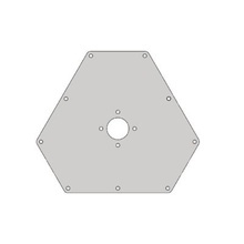 Rtp08 Rohn Placa Superior Para Torres RSL Seccion 8. accesor