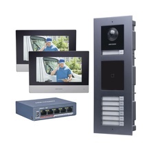 Dskismulti7ap Hikvision KIT De Videoportero IP Para 7 DEPART