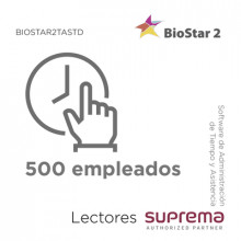 BIOSTAR2TASTD SUPREMA para tiempo y asistencia / checad
