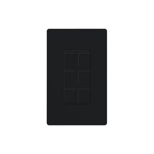 Ca6pfbl Lutron Electronics Placa De 6 Puertos Color Negro lu