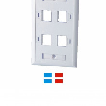CPA0002 SAXXON TVC F12UC4PWH - Placa frontal / 4 Ventan