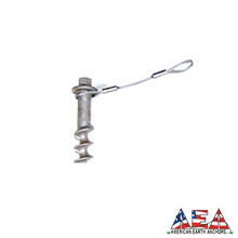 Petc American Earth Anchors Cable Con Doble Guardacabo Para