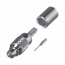 Rmx90001a Rf Industriesltd Conector MMCX Macho De Anillo Pl
