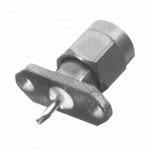 Rsa3221 Rf Industriesltd Conector SMA Macho De 2 Perforacio