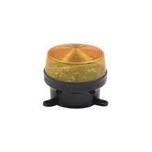 Sfstra Sfire Mini Estrobo Color Amber Con Montaje De Pestan