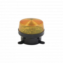 Sfstra Sfire Mini Estrobo Color Amber Con Montaje De Pestan