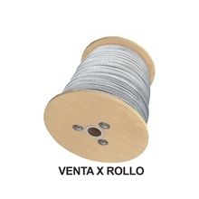 Syscom Sret18rs2000 Rollo De Retenida De 1/8 De Acero Galvan