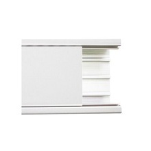 Tek100a Thorsman Canaleta Con Tapa En Color Aluminio De PVC