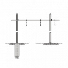 WGBS121014 ROHN accesorios para torres arriostradas