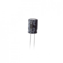 0470m0025v Syscom Capacitor 470 MF - 25 V. miscelaneo