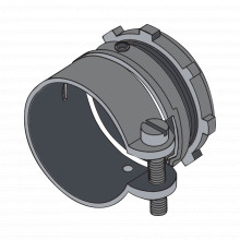 Ancfxr34 Anclo Conector Recto Para Tubo Flexible De 3/4 19m