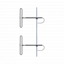 Ant150d3 Telewave Inc Antena Base De 2 Dipolos Para 138-174
