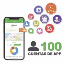 BIOTIMEAPP100 ZKTECO tiempo y asistencia