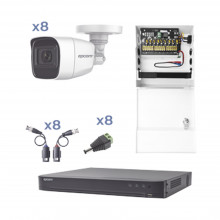 Kevtx8t8bga Epcom KIT TurboHD Con Audio 1080p / DVR 8 Canale