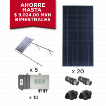 Kit10bdm600poli Epcom Kit Solar Para Interconexion De 5.5 KW