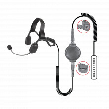 Nbpbh30s Pryme MICROFONO DE SOLAPA CON TUBO ACUSTICO P/ ICOM