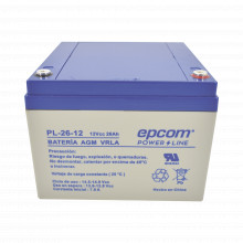 Pl2612 Epcom Powerline Bateria Con Tecnologia AGM/VRLA 26 A