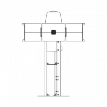 RME Federal Signal Industrial Placa de montaje para techo en