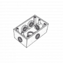 Rr0289 Rawelt Caja Condulet FS De 1/2 12.7 Mm Con Seis Bo