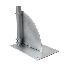 Slmba3g Syscom Towers Base Para Mastil Con Ajuste De Angulo.