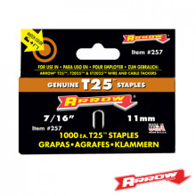T25716 ARROW Grapa tipo U 7/16. Caja con 1000 Grapas par