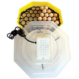 Installation blade politician GF-1257 Incubator pentru oua Micul Fermier 48 - 132, sistem automat de  intoarcere, control al umiditatii si al temperaturii