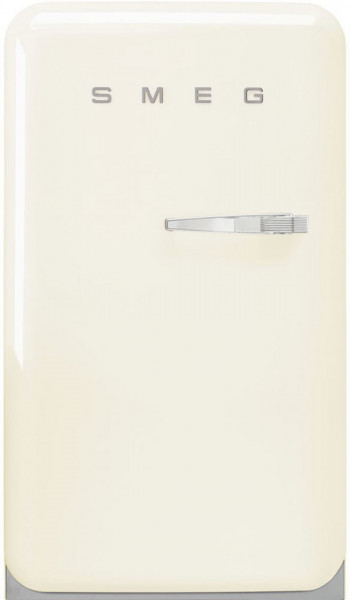 Frigider cu 1 ușă, cu congelator, retro, 50's Style, 97 cm, 105/17 l, smântână, balamale în stânga, Smeg FAB10LCR5
