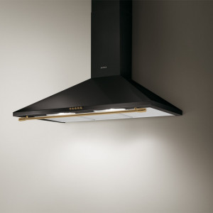 Hotă de perete, negru, 60 cm, 430 mc/h, Elica TAMAYA RAIL ANBR/A/60