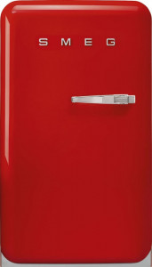 Frigider cu 1 ușă, retro, 50's Style, 97 cm, 135 l, roșu, balamale în stânga, Smeg FAB10HLRD5