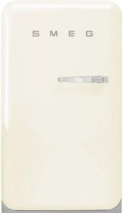 Frigider cu 1 ușă, retro, 50's Style, 97 cm, 135 l, smântână, balamale în stânga, Smeg FAB10HLCR5