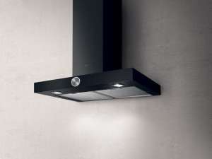 Hotă de perete, 60 cm, 665 mc/h, negru mat, ELICA LOL BL/A/60 MOON EDITION
