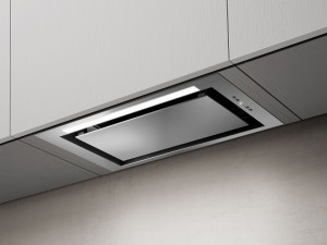 Hotă telescopică, 90 cm, 600 mc/h, inox+sticla, ELICA HIDDEN 2.0 IXGL/A/90