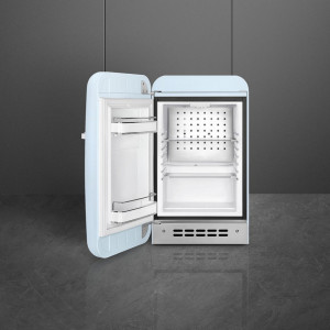 Frigider cu 1 ușă, retro, 50's Style, 73 cm, 34 l, albastru deschis, balamale în stânga, Smeg FAB5LPB5