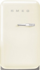 Frigider cu 1 ușă, retro, 50's Style, 73 cm, 34 l, smântână, balamale în stânga, Smeg FAB5LCR5