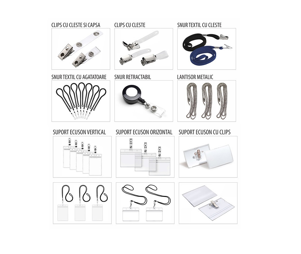 Clipsuri, Ecusoane si accesorii