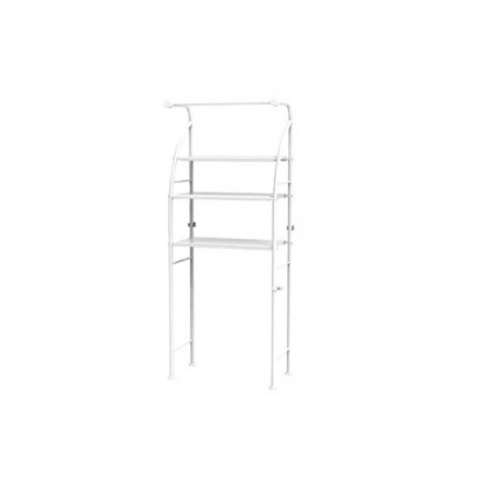 Organizator baie, masina de spalat, alb, 47x25x160 cm
