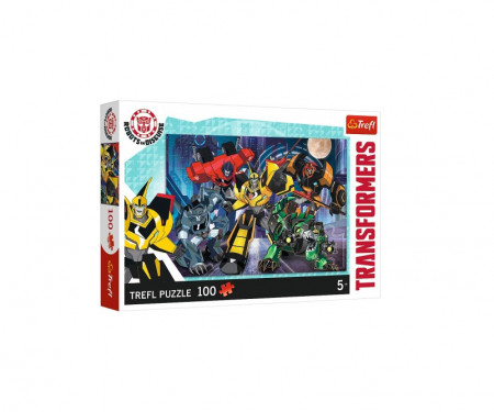 Puzzle Ilustrat TREFL-Transformers 100 piese, 41 x 27 cm
