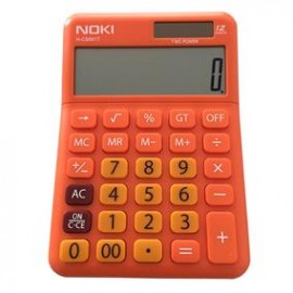 Calculator Birou 12 Digiti HCS001 portocaliu Noki