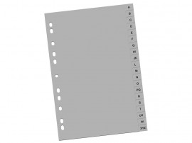 Index din plastic alfabetic A-Z