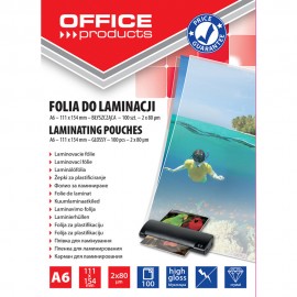 Folie pentru laminare A6, 80 microni 100buc/top Office Products