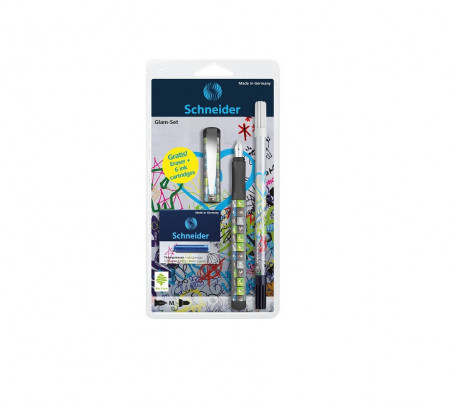 Set Stilou SCHNEIDER Glam - design Sport, Penita Iridium Tip M