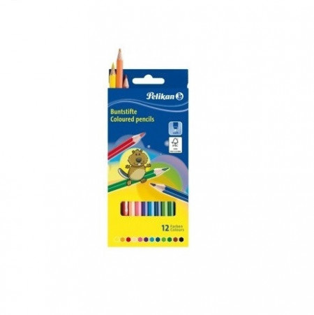 Creioane colorate lacuite Pelikan 12/set